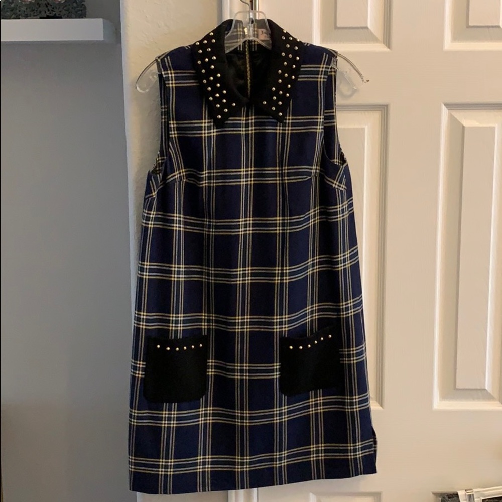 Juicy Couture navy studded shift dress
